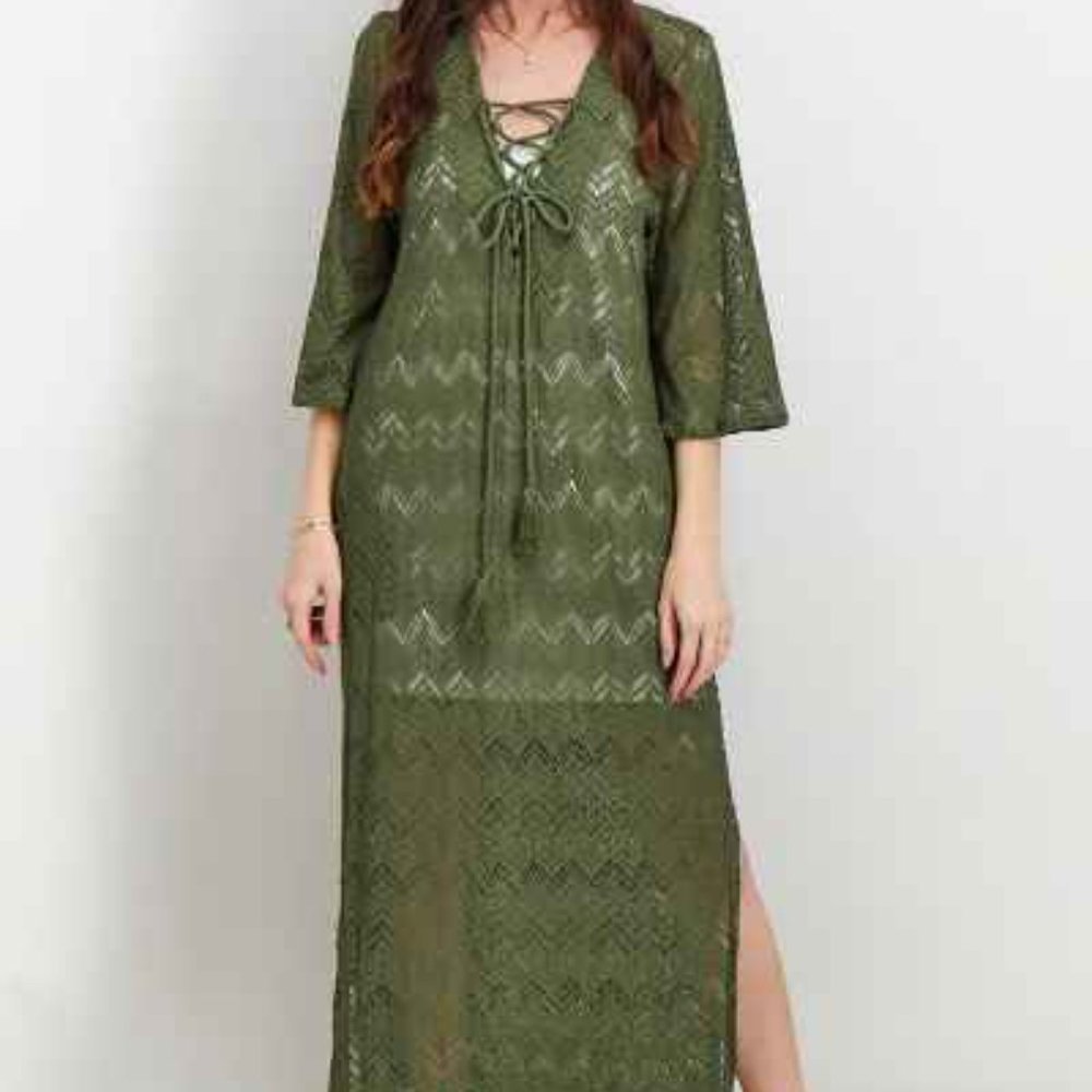 Vince Camuto Lace Midi CoverUp Large Last One $126!）づ╭❤️～